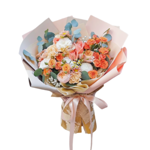[WGG] Mixed Peach Bouquet
