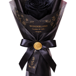 [Wonderland] Single Black Rose Bouquet