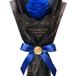 [Wonderland] Single Blue Rose Bouquet