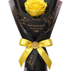 [Wonderland] Single Yellow Rose Bouquet